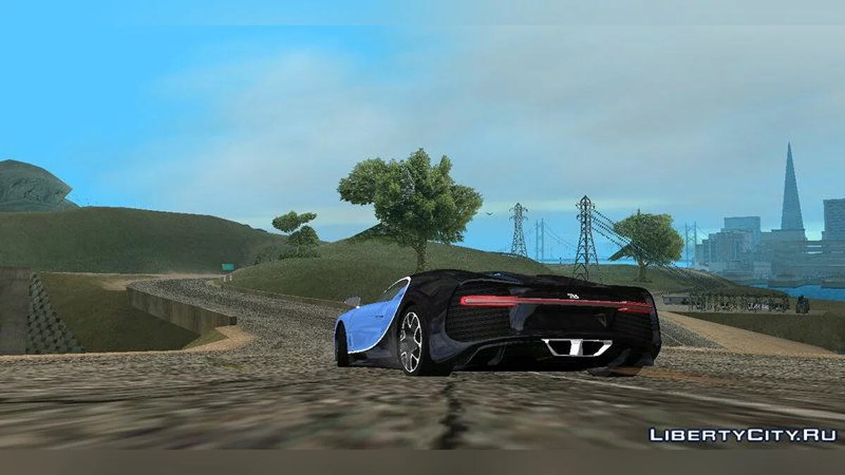 2017 Bugatti Chiron / GTA Vice City