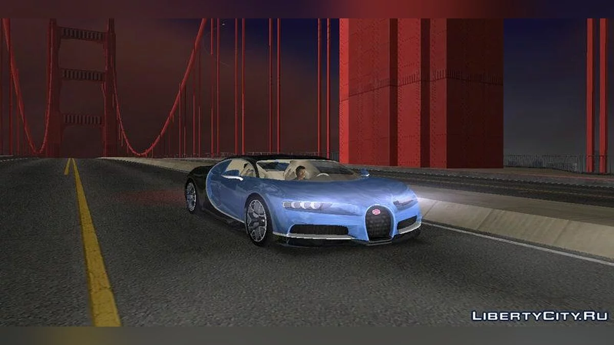 2017 Bugatti Chiron / GTA Vice City