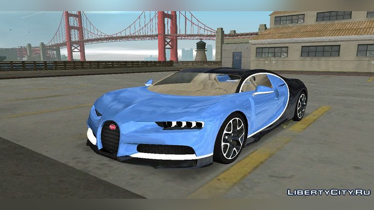 2017 Bugatti Chiron для GTA Vice City - Картинка #2