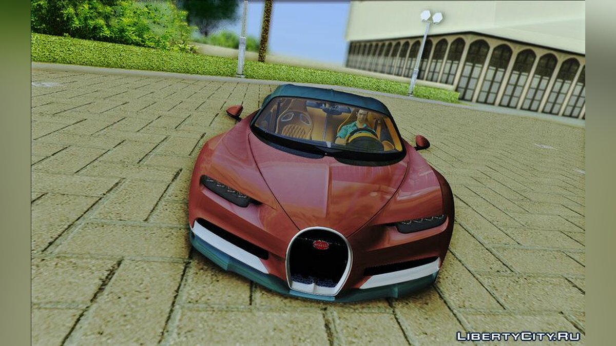 Bugatti Chiron для GTA Vice City - Картинка #4