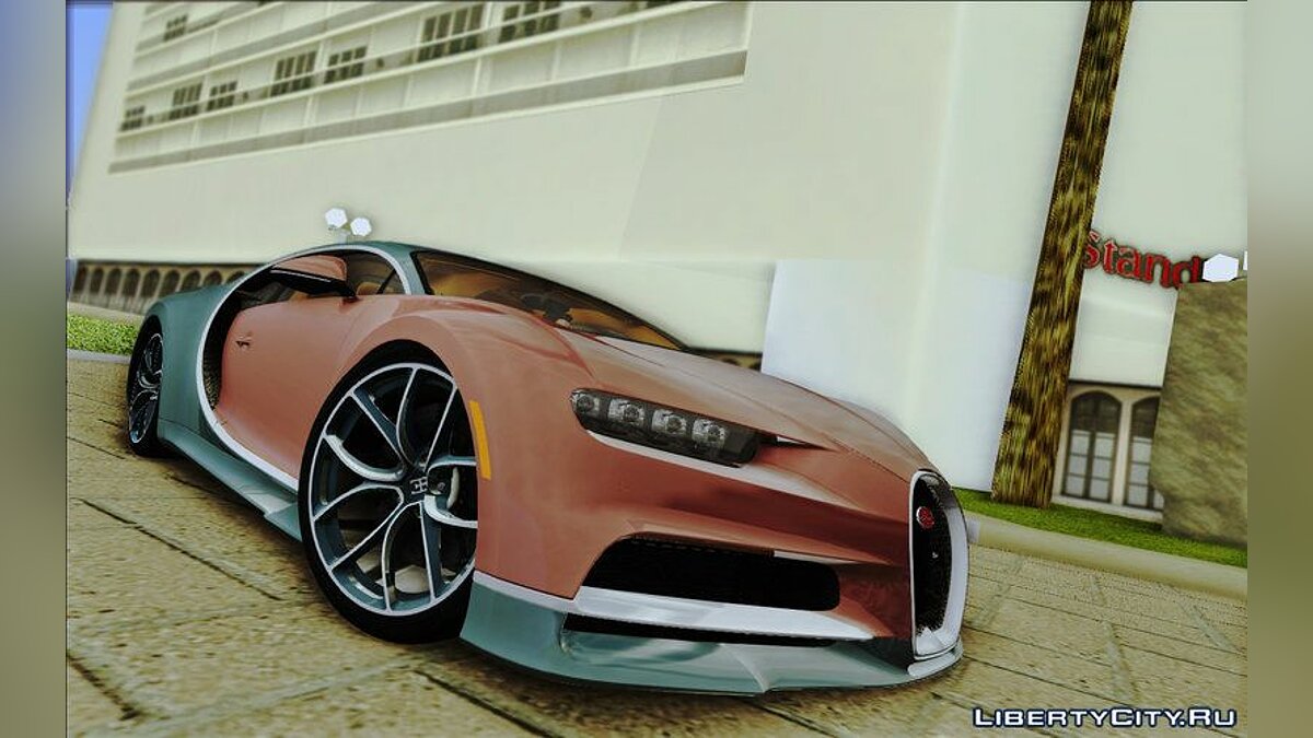 Bugatti Chiron для GTA Vice City - Картинка #5