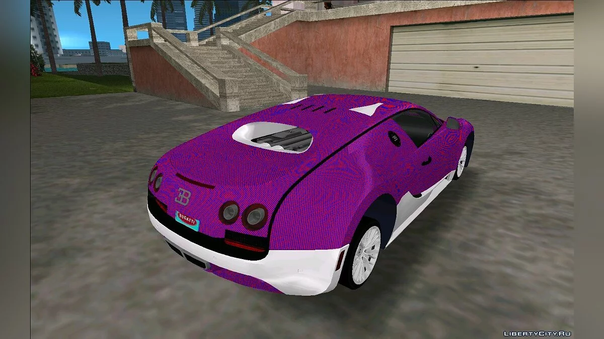 Bugatti Veyron 16.4 Grand Sport Vitesse (Carbon Custom) / GTA Vice City