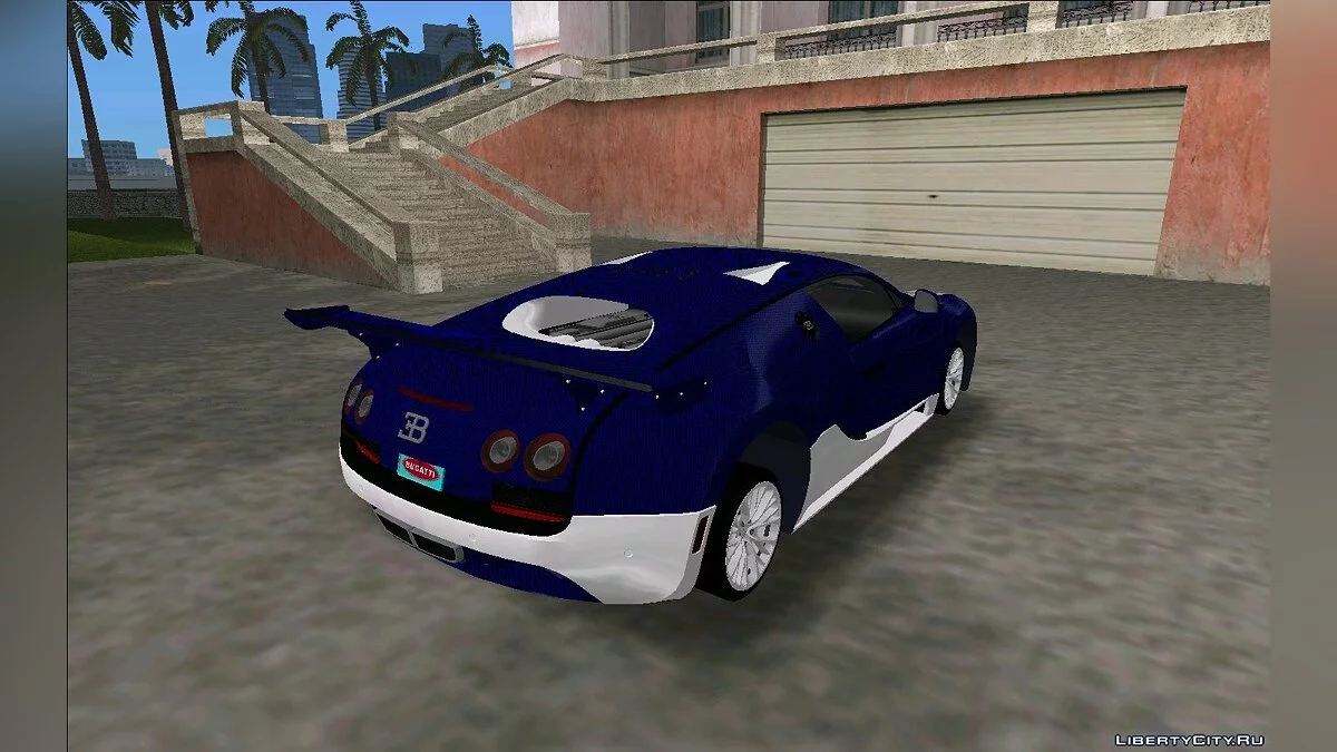 Bugatti Veyron 16.4 Grand Sport Vitesse (Carbon Custom) / GTA Vice City