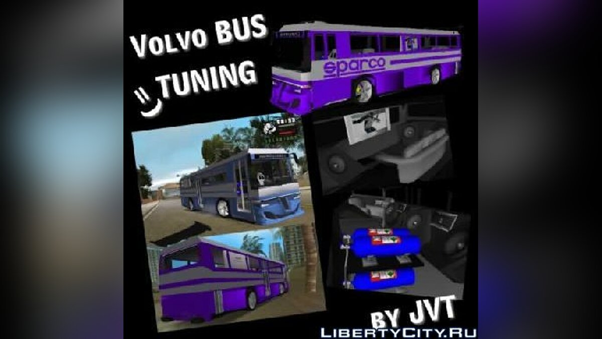 VOLVO BUS TUNING для GTA Vice City - Картинка #1