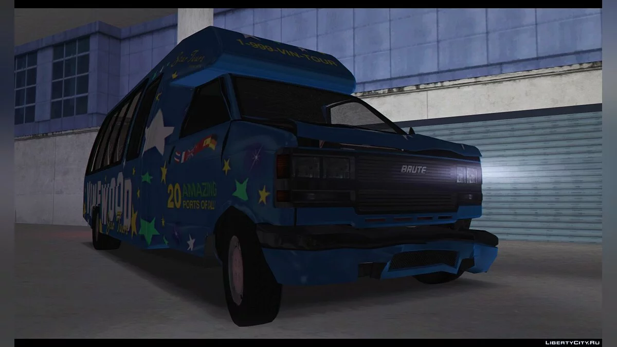 Brute Tour Bus from GTA 5 HD - Туристический автобус / GTA Vice City