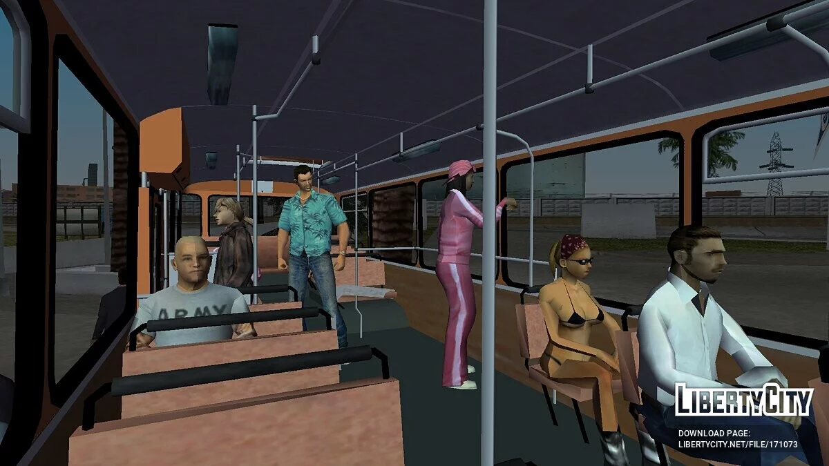 Mercedes Benz O305 / GTA Vice City