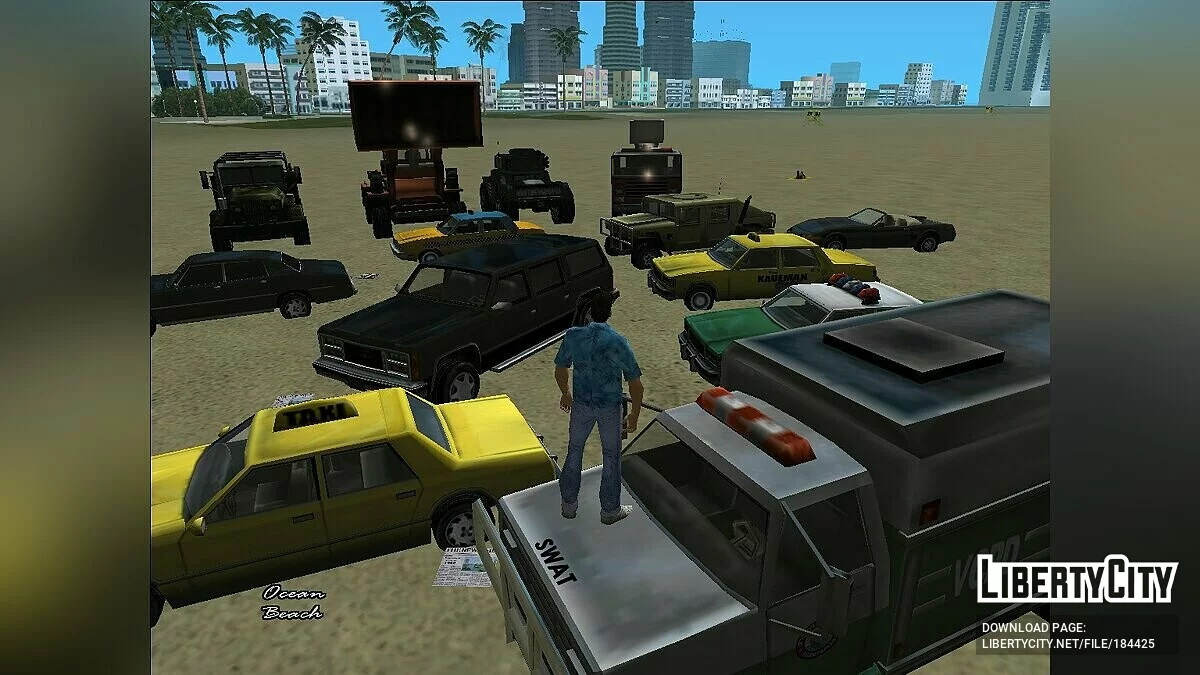 Сборник машин из Shine O`Vice / GTA Vice City