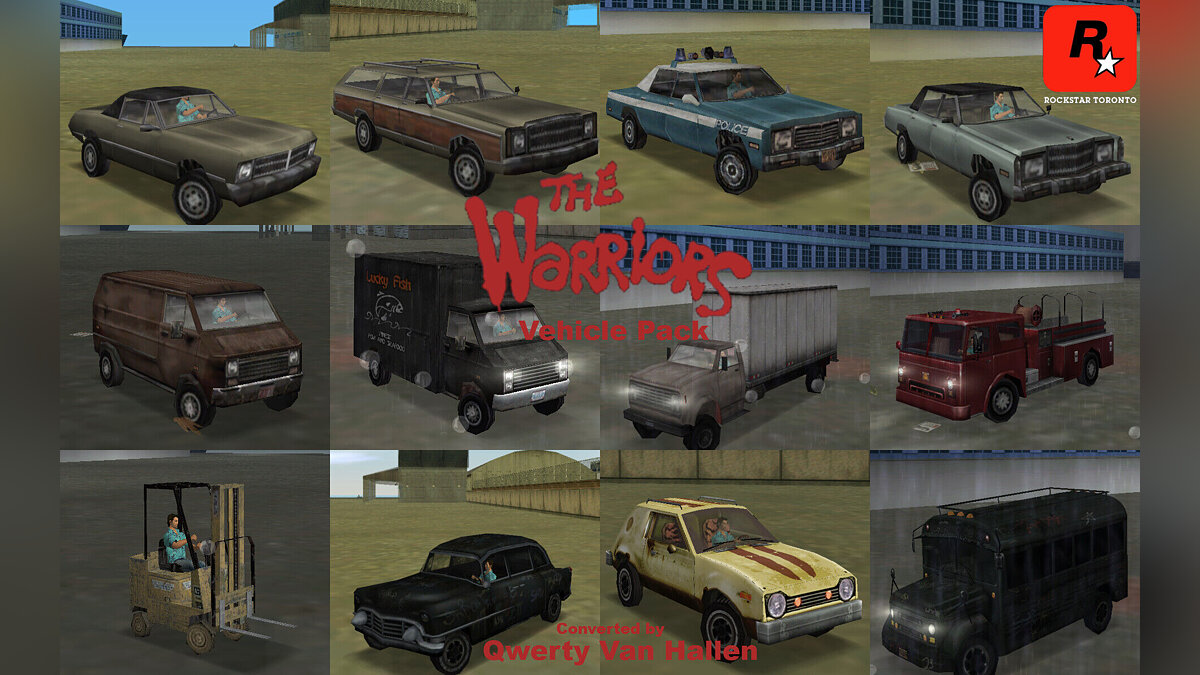 Замена машины Police (police.dff, police.dff) в GTA Vice City (52 файла)