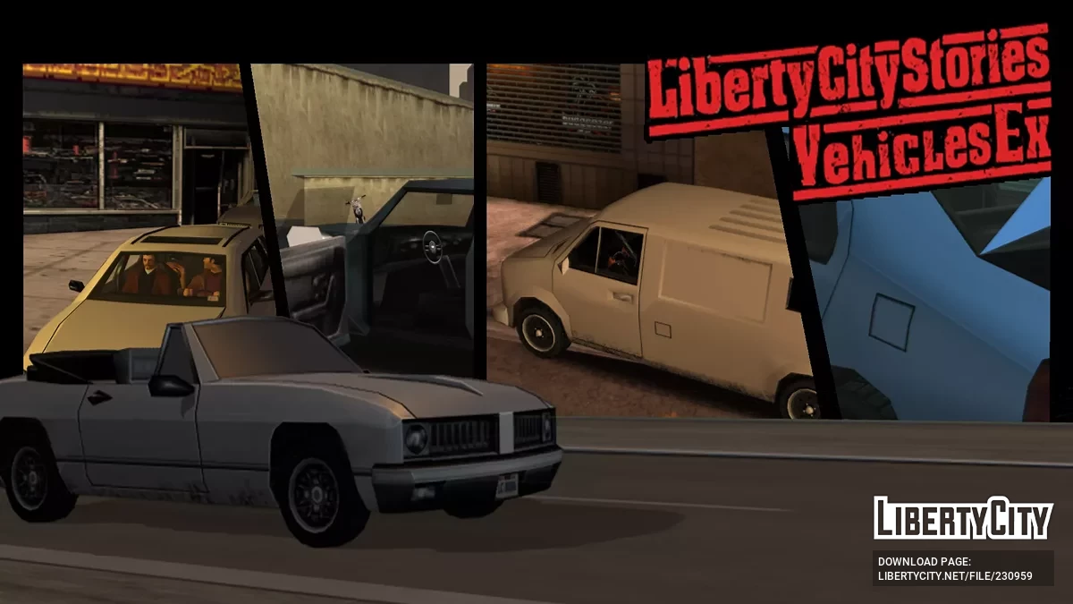 Liberty City Stories Vehicles Ex / GTA Vice City