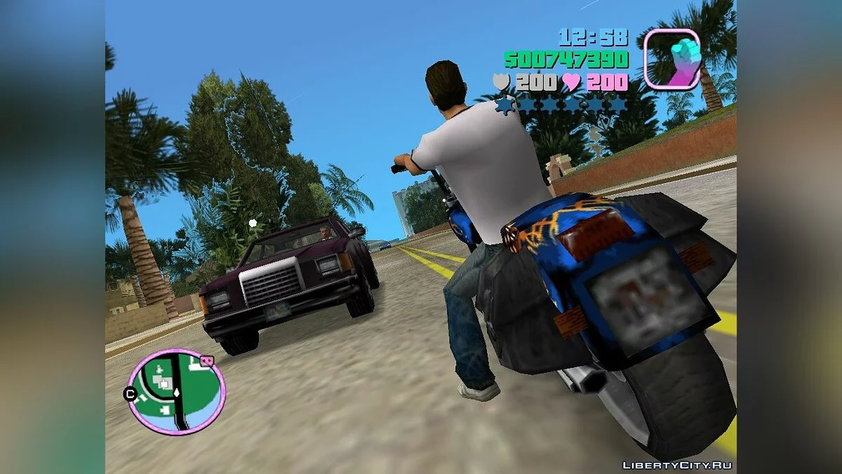 Мотоцикл Байкеров из Vice City Stories / GTA Vice City
