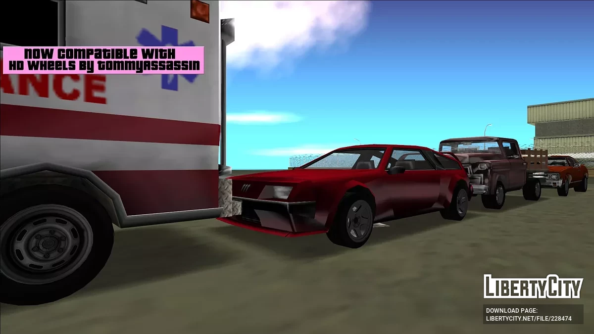 Обновлённые Колёса (ИИ Переработка) (Теперь с HD Wheels) / GTA Vice City