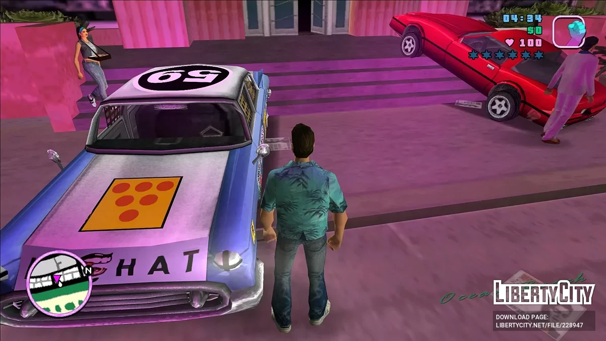 Улучшенные текстуры транспортного средства / GTA Vice City
