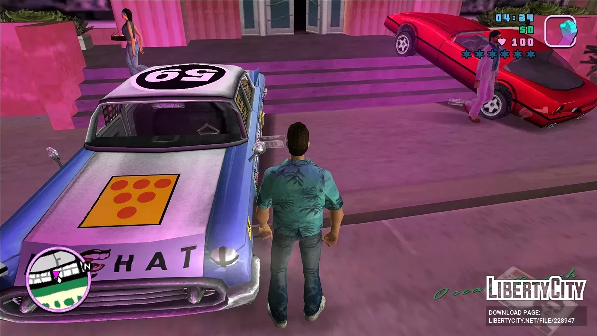Улучшенные текстуры транспортного средства / GTA Vice City