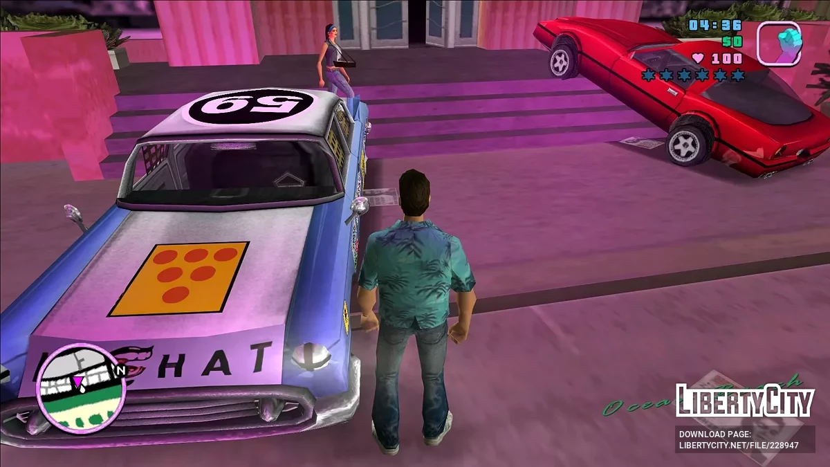 Улучшенные текстуры транспортного средства / GTA Vice City