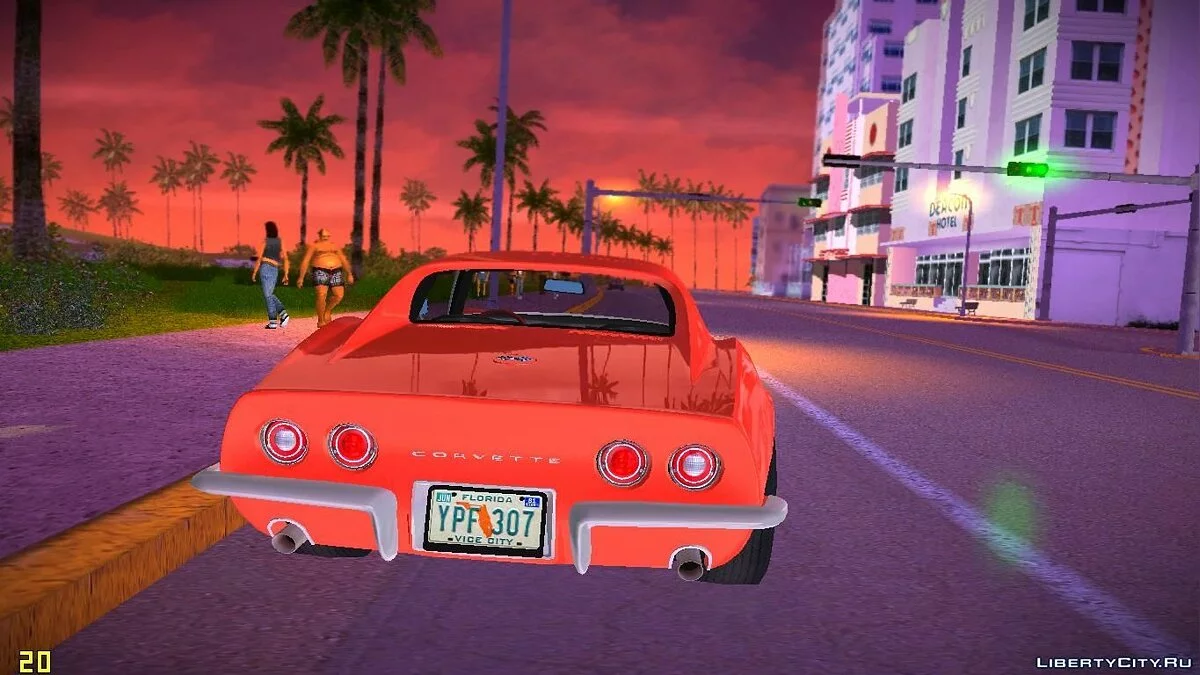 Chevrolet Corvette (C3) Stingray T-Top 1969 / GTA Vice City