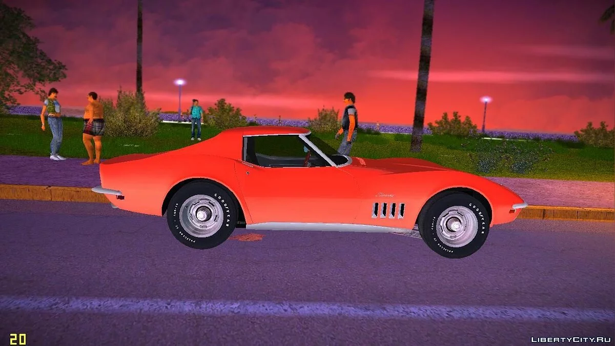 Chevrolet Corvette (C3) Stingray T-Top 1969 / GTA Vice City