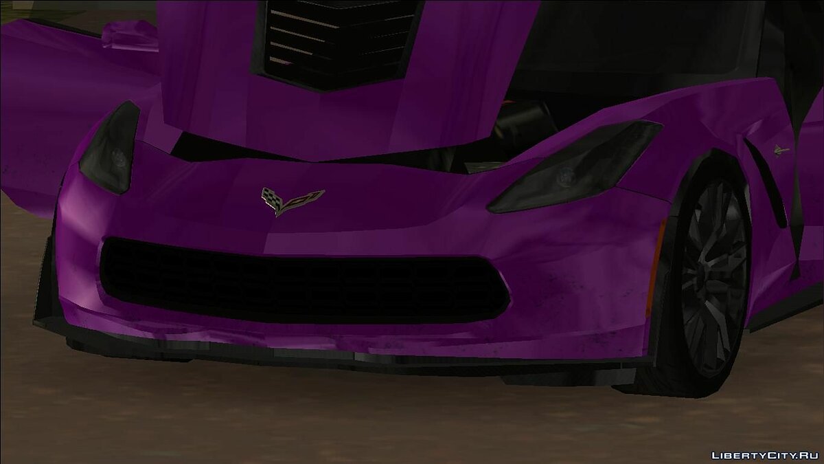 Corvette C7 Z06 [MQ] для GTA Vice City - Картинка #4
