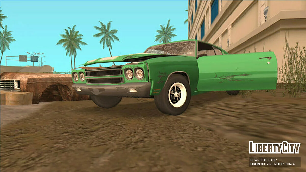 Chevrolet Chevelle SS 454 Cowl Induction '70 / GTA Vice City