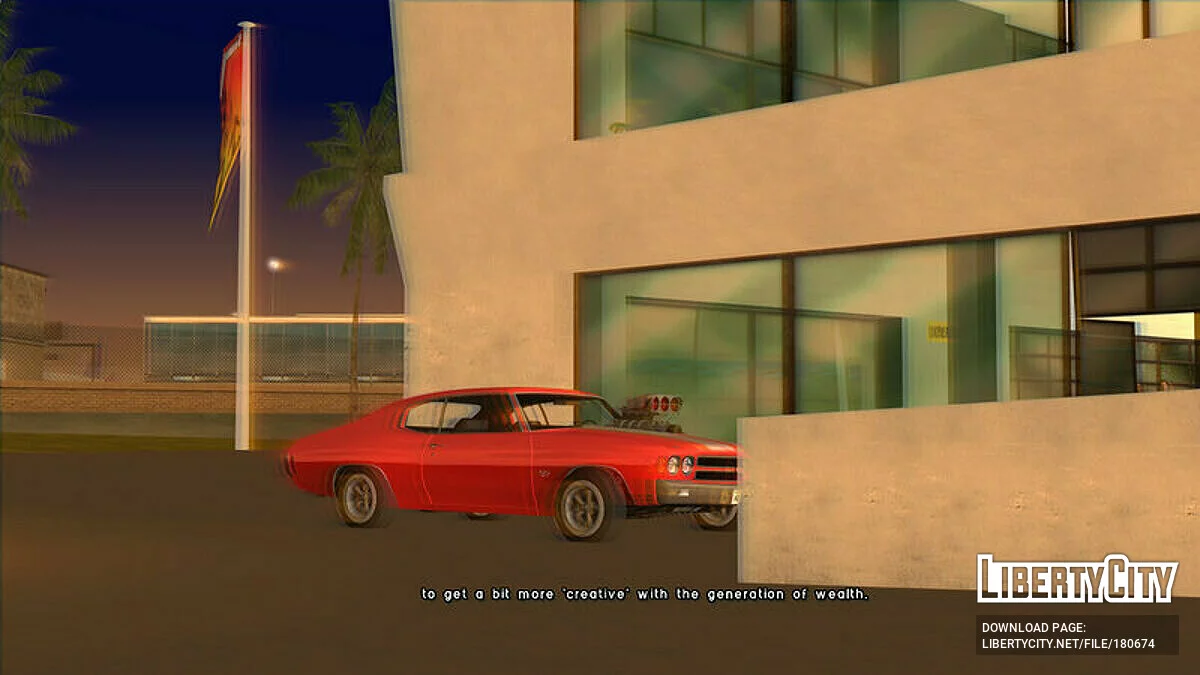 Chevrolet Chevelle SS 454 Cowl Induction '70 / GTA Vice City