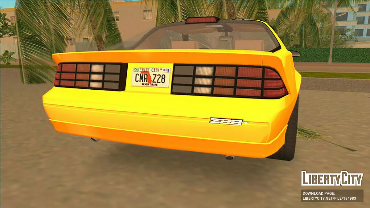 Chevrolet Camaro Z28 T-Top '86 / GTA Vice City