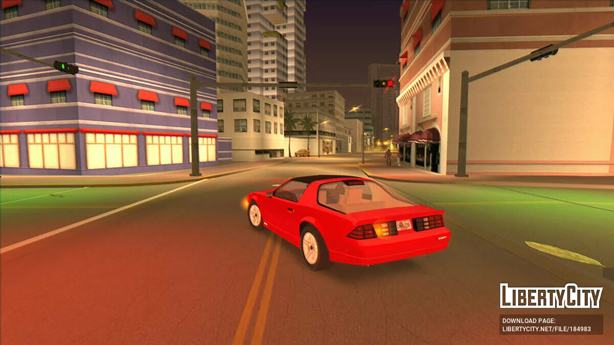Chevrolet Camaro Z28 T-Top '86 / GTA Vice City