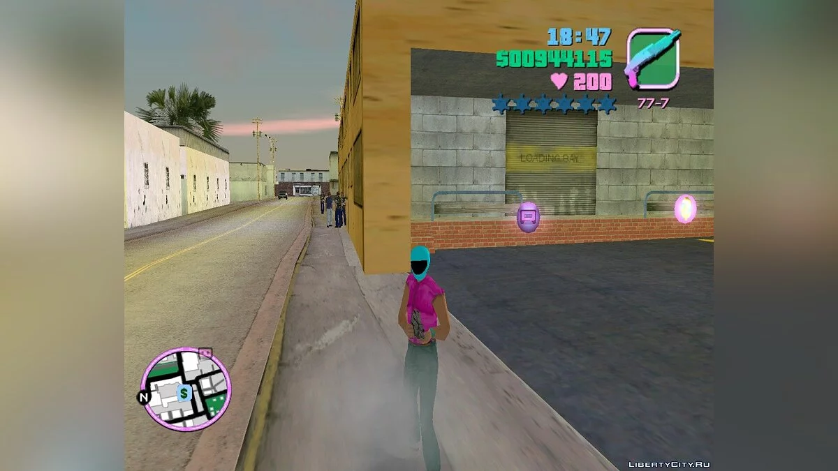 Томми в полной одежде байкера   / GTA Vice City