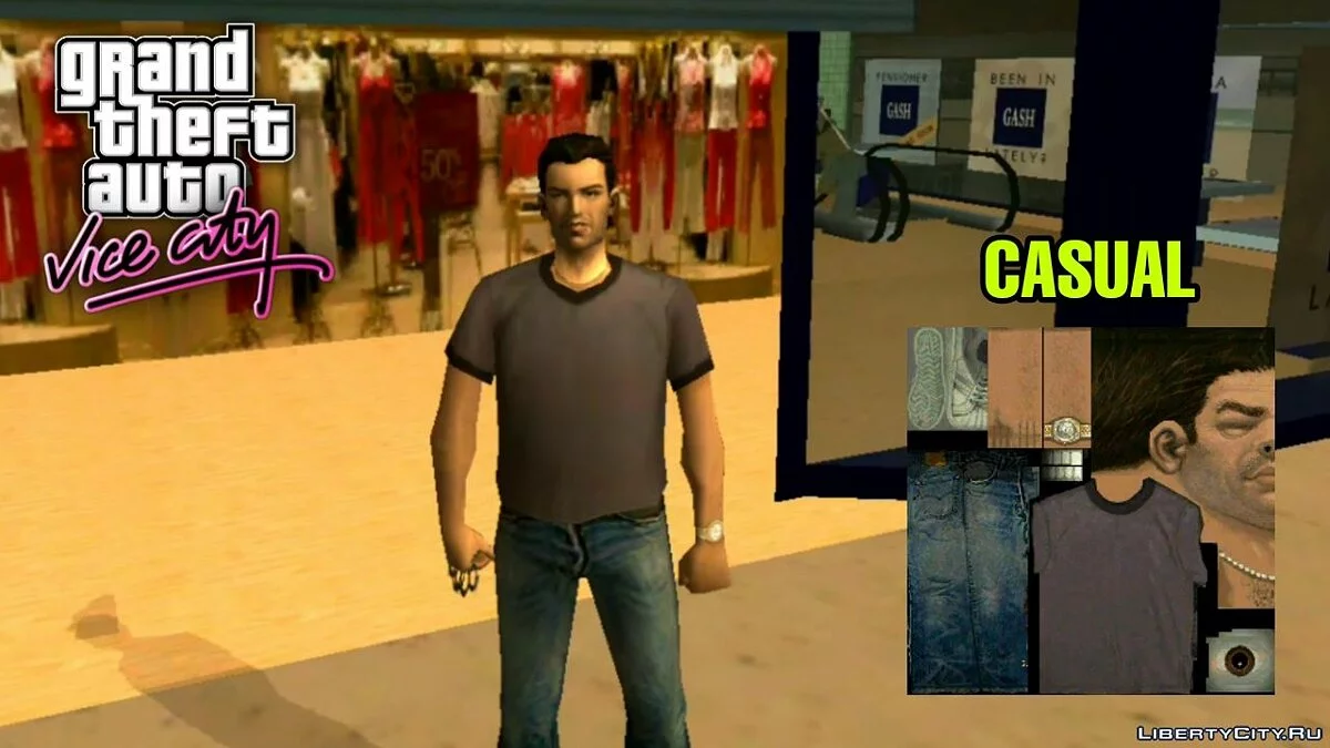 Tommy\'s Cutscenes Outfits for PC/Android / GTA Vice City