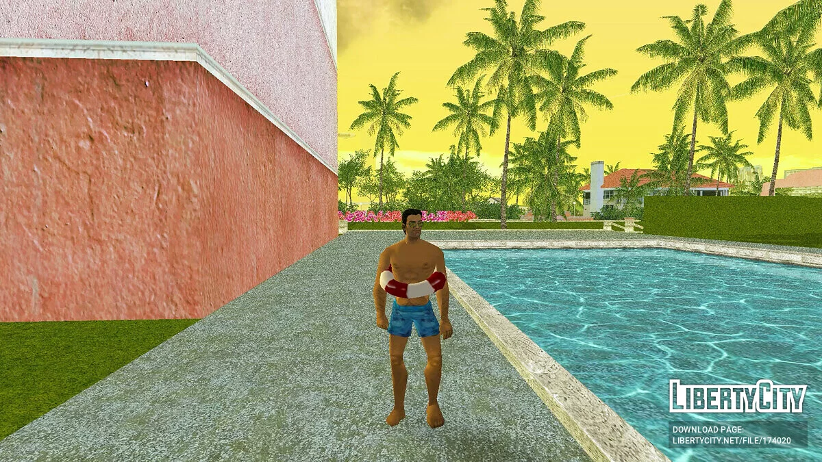 Пляжные шорты со спасательным кругом / GTA Vice City