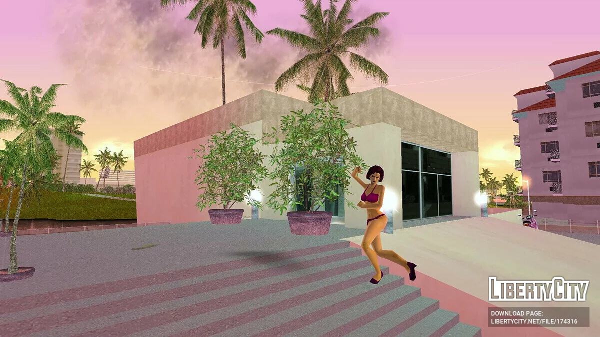 Мерседес в купальнике / GTA Vice City