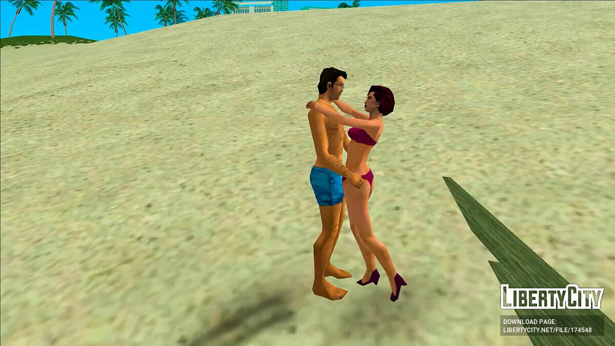 Томми в пляжных шортах / GTA Vice City