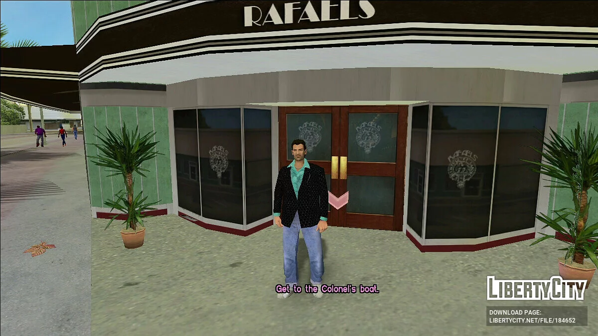 Томми Версетти с дополнительным пальто в гавайской рубашке / GTA Vice City