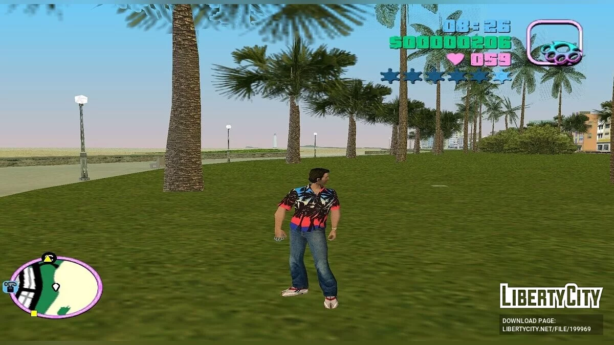 Рубашка с пальмами / GTA Vice City