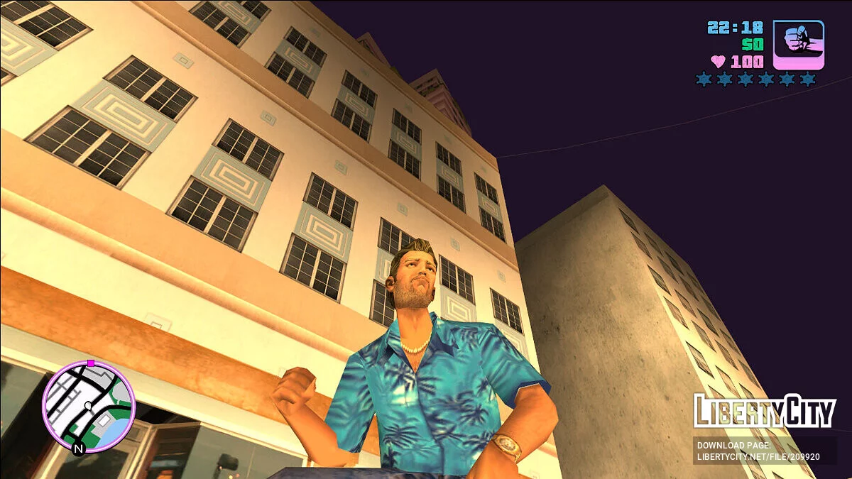 Томми - голубоглазый блондин / GTA Vice City