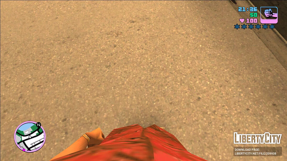 Новая красная футболка для Томми Версетти / GTA Vice City