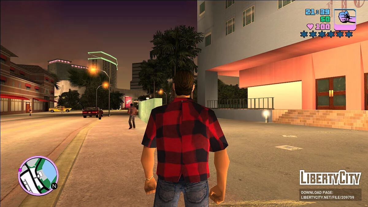Томми Версетти в фланелевой рубашке / GTA Vice City