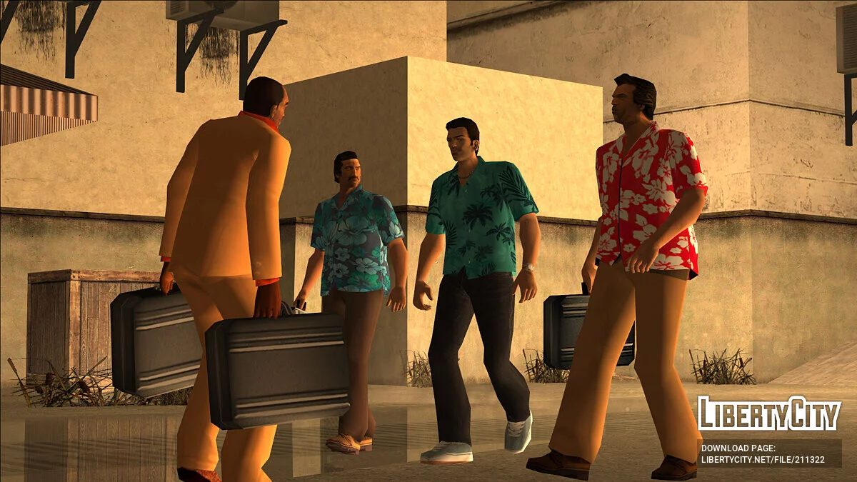 Новые гавайские рубашки для Томми / GTA Vice City