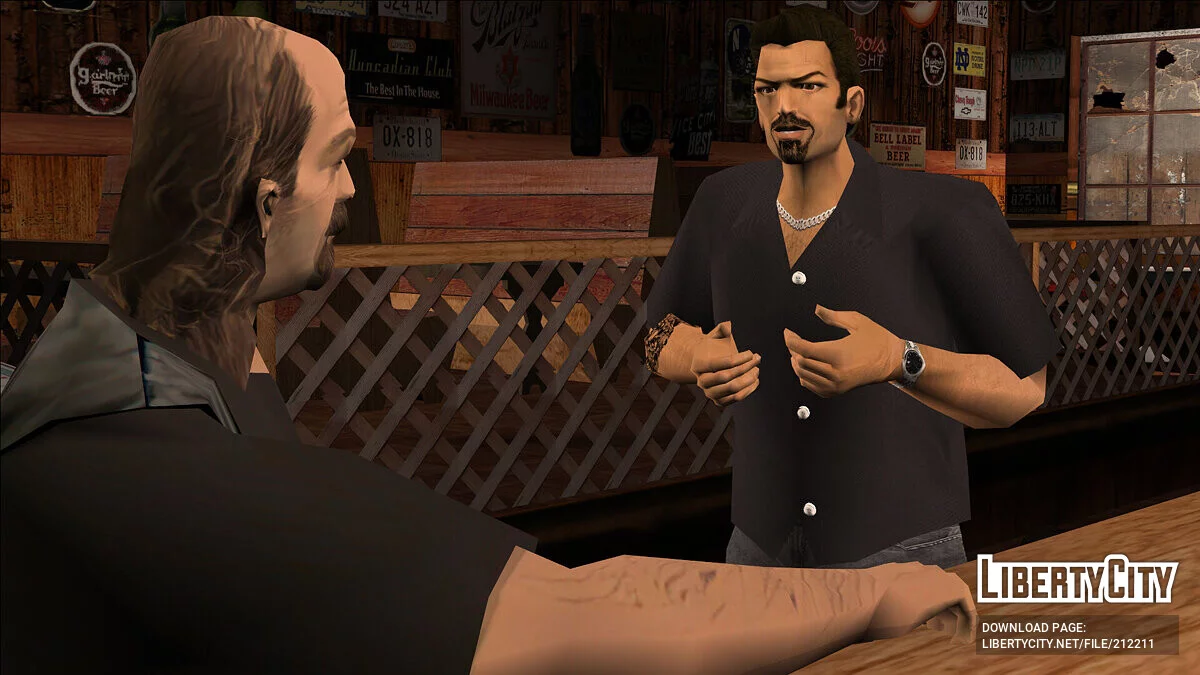 Скин байкера для Томми / GTA Vice City