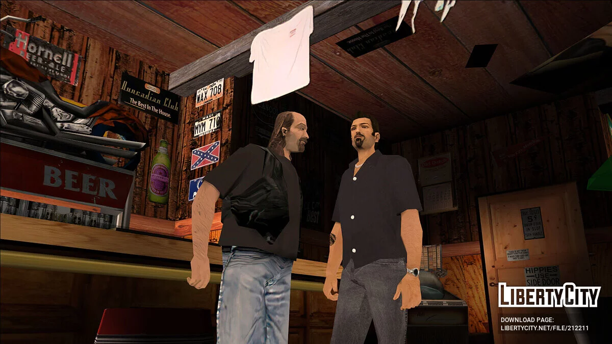 Скин байкера для Томми / GTA Vice City