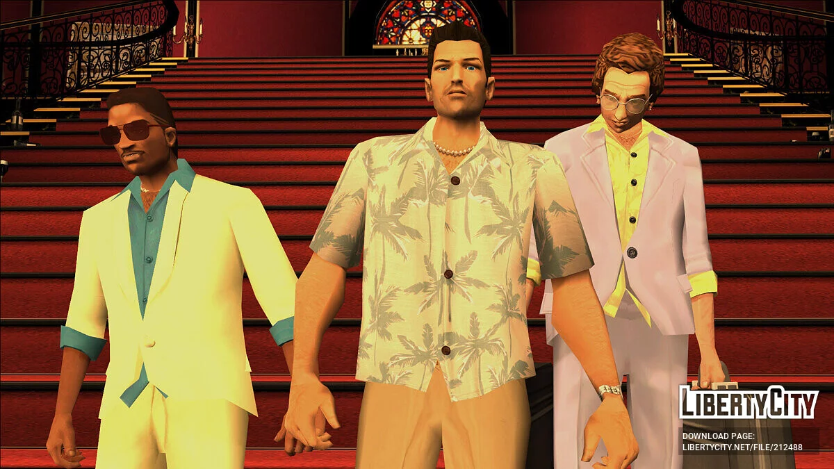 Скины криминальной семьи Форелли для Томми Версетти / GTA Vice City