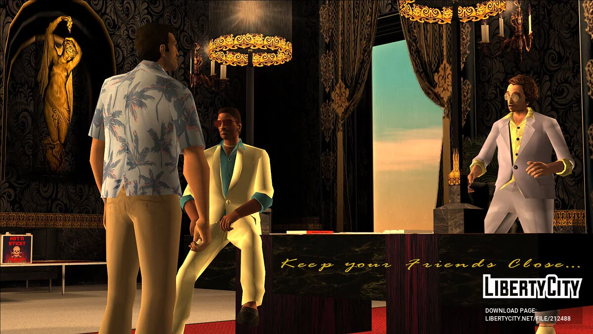 Скины криминальной семьи Форелли для Томми Версетти / GTA Vice City
