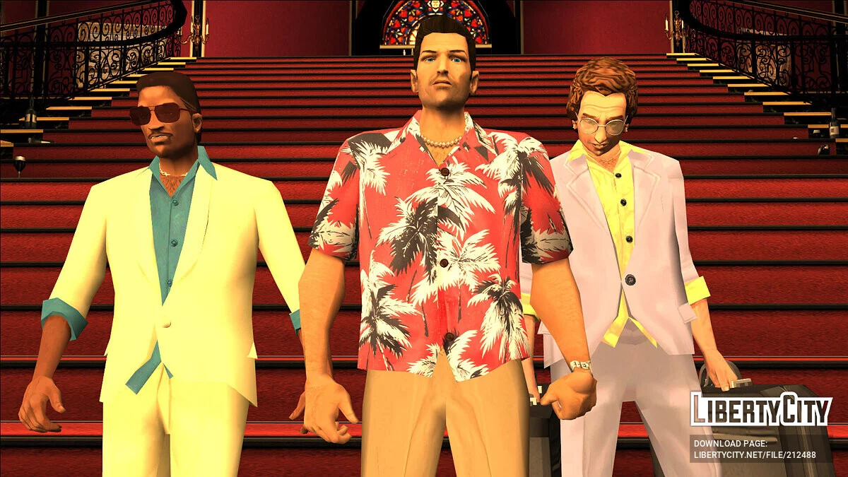 Скины криминальной семьи Форелли для Томми Версетти / GTA Vice City