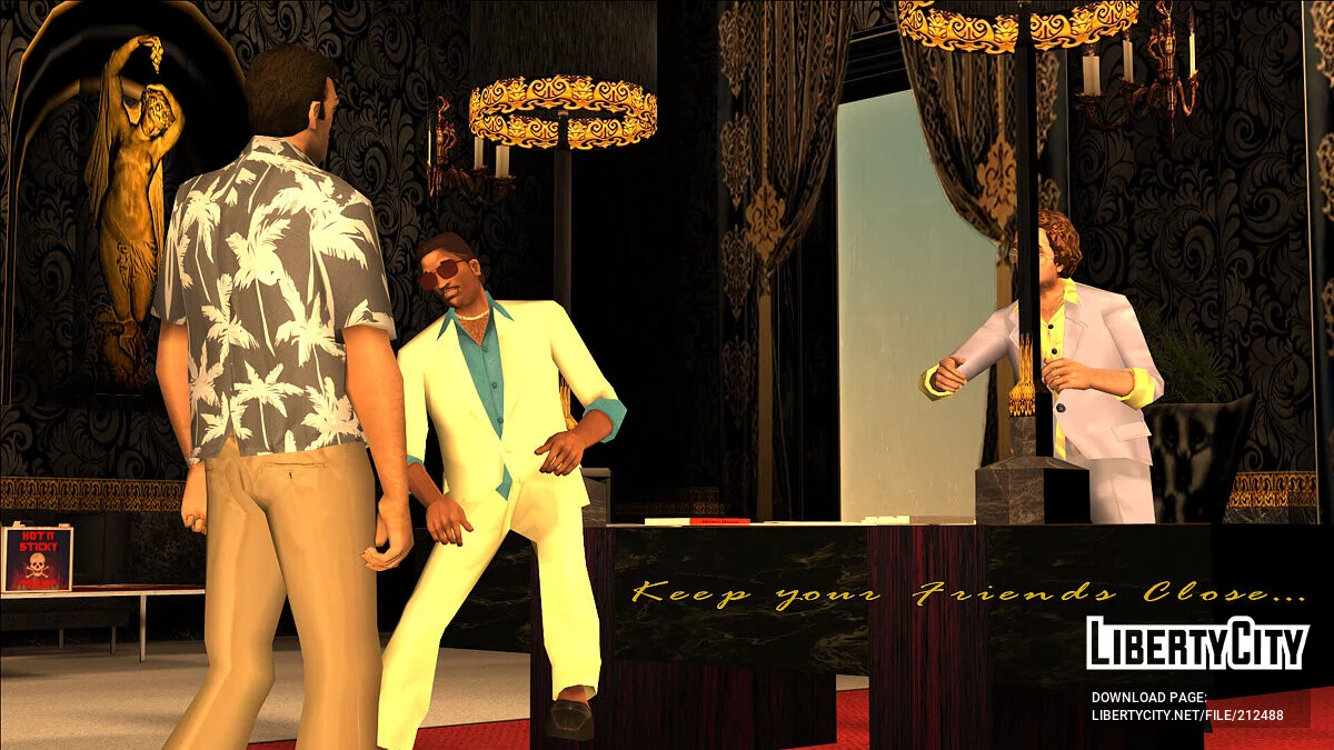 Скины криминальной семьи Форелли для Томми Версетти / GTA Vice City