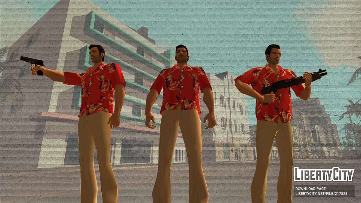 Костюм Тони Монтаны для Томми / GTA Vice City