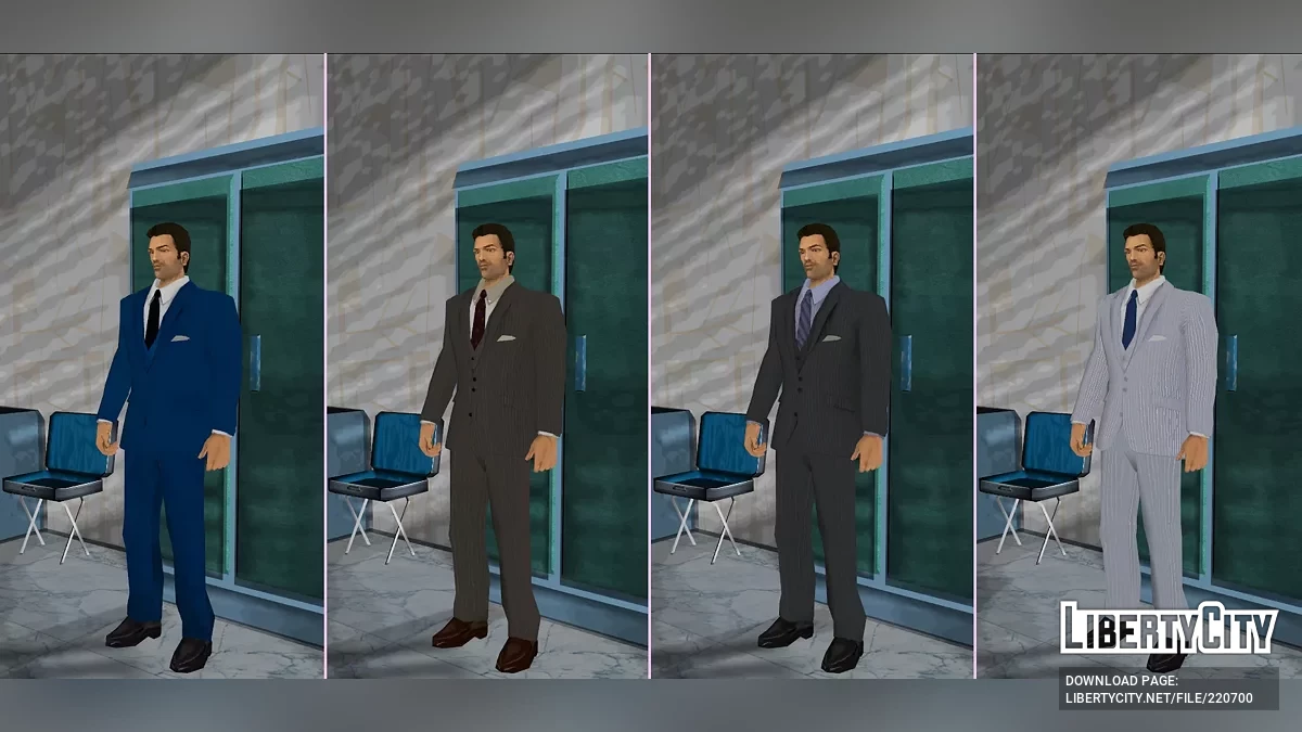 Новые костюмы для Томми Версетти / GTA Vice City