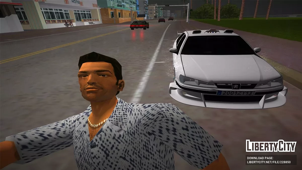 Томми Версетти с обновлённой рубашкой / GTA Vice City