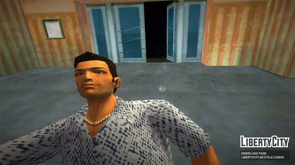 Томми Версетти с обновлённой рубашкой / GTA Vice City