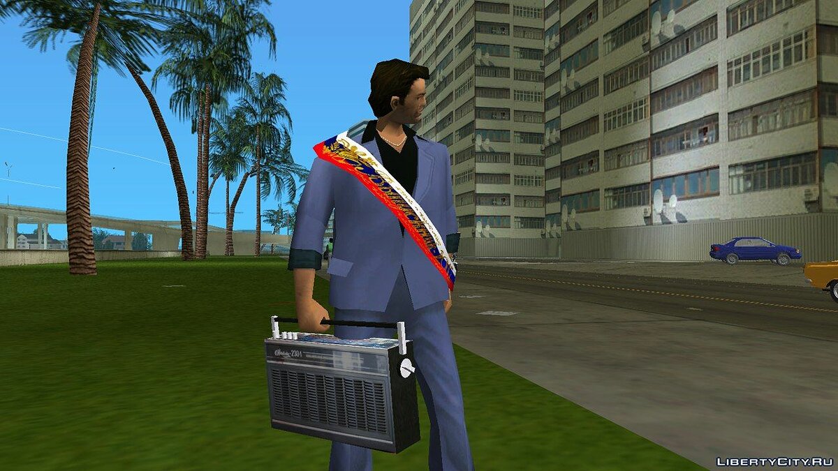 Разносчик пиццы в gta vice city