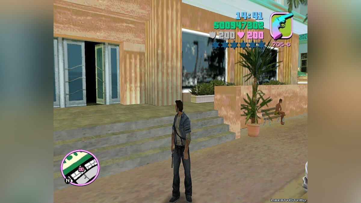 Томми в одежде из игры &quot;Manhunt&quot; для GTA Vice City - Картинка #2