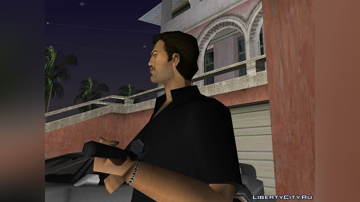 Чёрная рубашка для GTA Vice City - Картинка #2