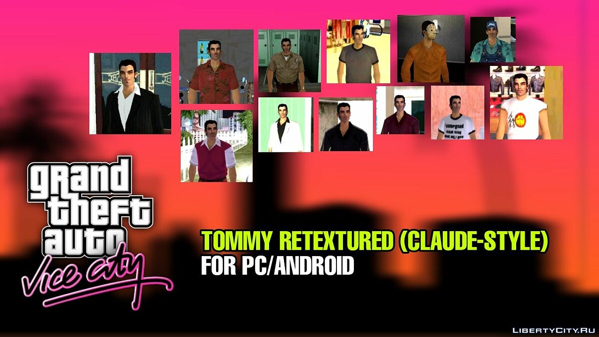 Tommy Retextured (Claude-Style) for PC / Android for GTA Vice City - Картинка #1